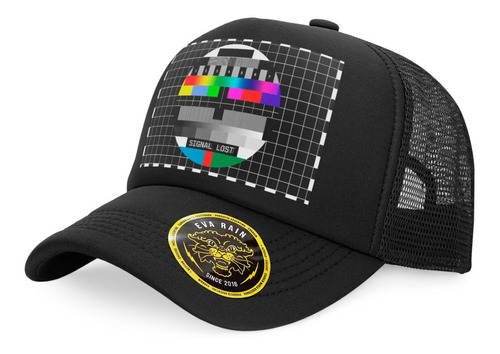 Gorra Trucker Glitch Signal Lost Tv Vhs Eva Rain® 