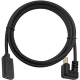 Extensión Usb C Macho A Usb C Hembra Poyiccot 6ft -negro