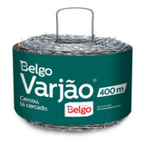 Arame Farpado Belgo Varjão 400m Zincado - Cercas Rurais