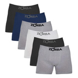 Kit 6 Cueca Boxer Box Zorba 781 Sem Costura De Algodão