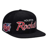 Gorra Mitchell & Ness Houston Rockets Cord Script Basquetbol