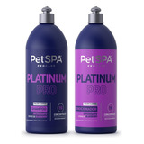 Shampoo E Condicionador Pet Petspa Platinum Pro 1l Fragrância Platinumpró