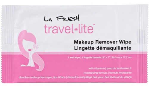 La Fresh Travel Lite (25) Make-up Remover Wipes Empaquetado