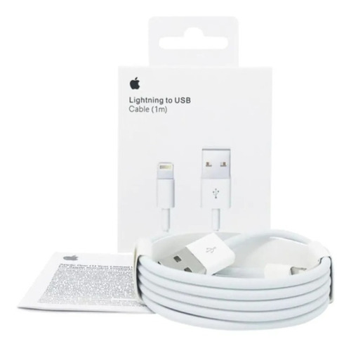 Kit 2x Cabo iPhone Lightning Usb Original Apple 1m C/ Nota