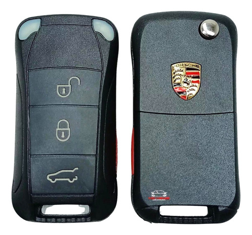 Carcasa Llave Porsche Cayenne 2004 A 2011 3 Botones + Panic