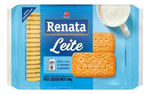 Biscoito Leite Renata Pacote 360g