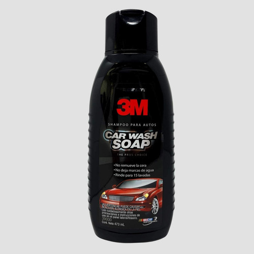 Shampoo Para Autos 3m No Remueve La Cera Sin Marcas De Agua 