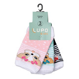 Kit 12 Meia Lupo Kids Infantil Meninas (24a35) Sortido 2680