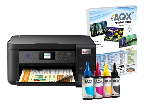 Impresora Multif Epson Ecotank L4260 Wifi + Tinta 400ml Aqx