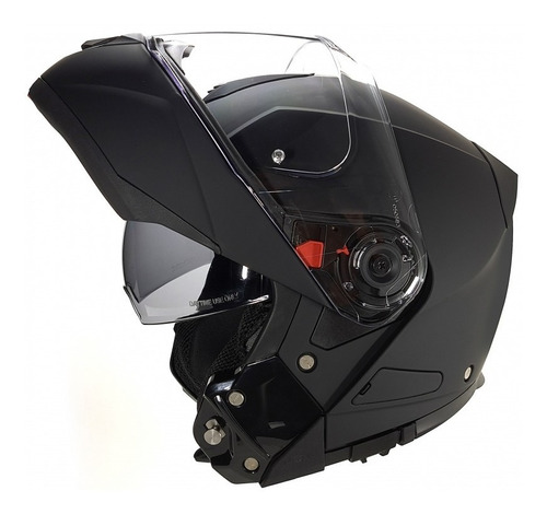 Casco Moto Rebatible Doble Visor Smk Maximo Confort Mate Xl
