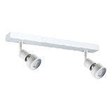 Aplique Luz Led D Pared Techo 2 Luces 7w Spot Gu10 Moderno