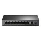 Switch Escritorio Tp-link Tl-sf1009p 8 Poe 9-port 10/100mbps