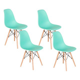 Pack 4 Sillas Eames Para Comedor, Living O Terraza