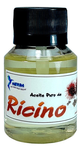 Aceite De Ricino Herba 50 Ml Natural + Gotero.. Comestible