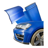 Vinil Automotriz Cepillado Azul Metal Brushed, 60 Cm X 10 Mt