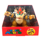 Boneco Rei Bowser Koopa Grande Coleção Super Mario Bros