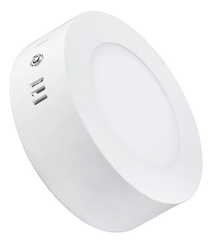 Panel Led Exterior Plafon Circular 6w Ø12cm Blanco