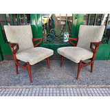 Par De Sillones Retro Vintage Diseño Mid Century Unicos!!