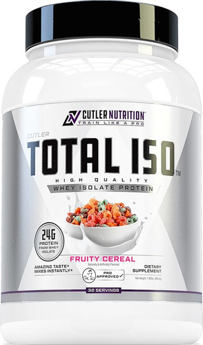 Cutler Nutrition Proteina Total Iso 100% Whey Isolate 2 Lbs Sabor Fruity Cereal