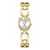 Reloj Guess Para Dama Ladies Fashion Relojes Mujer Correa Dorado Bisel Oro Rosa Fondo Oro Rosa