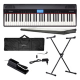 Piano Digital Roland Go61p Piano Bluetooh 61 Teclas + Kit