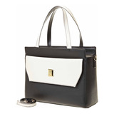 Bolsa Tiracolo Preto E Branco Vizzano Acambamento Dos Ferragens Ouro Cor 35404 - Preto 01/branco Off 526 Desenho Do Tecido Liso