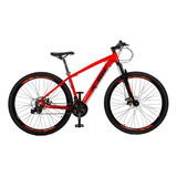 Bicicleta Xlt 100 21v Cor Vermelho Ferrari Com Preto Tamanho Do Quadro 17