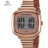 Relógio Mondaine Kit Feminino Digital Rosê 53717lpmvre2k1