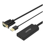 Cable Adaptador Conversor Vga A Hdmi Con Audio - Unitek