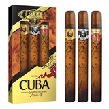 Mini Set 3pzs Cuba Trio I Para Hombre De Cuba Paris Edt 35ml