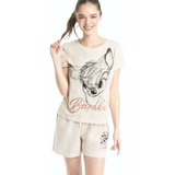 Pijama Conjunto Para Dormir Camiseta + Short 2pzas