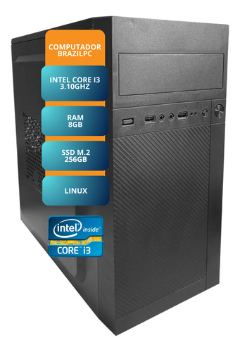 Computador Intel Core I3 Ssd 256 Gb M.2  8 Gb Ram 