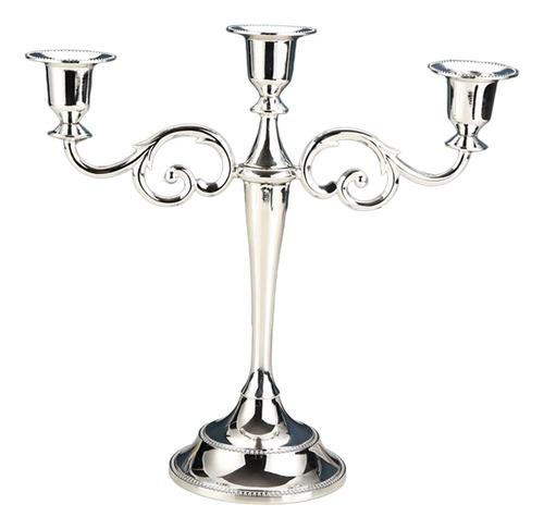 Candelabro De 3 Brazos, Candelabro Cónico, Adorno