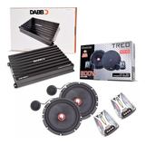 Amplificador 4 Canales Dabb+ Set De Medios 6.5 Treo