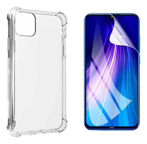 Combo Funda Anti Golpes + Hidrogel Para Samsung A10s