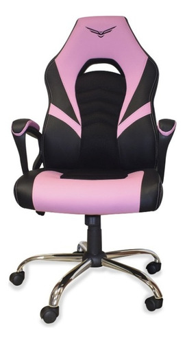 Silla Gamer Naceb Na-0935rs Titan Rosa Metalica Reforzada