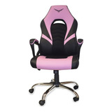 Silla Gamer Naceb Na-0935rs Titan Rosa Metalica Reforzada