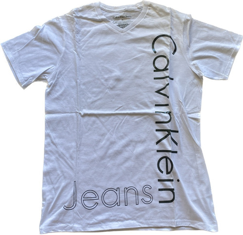 Remera Blanca Calvin Klein Talle M Niño