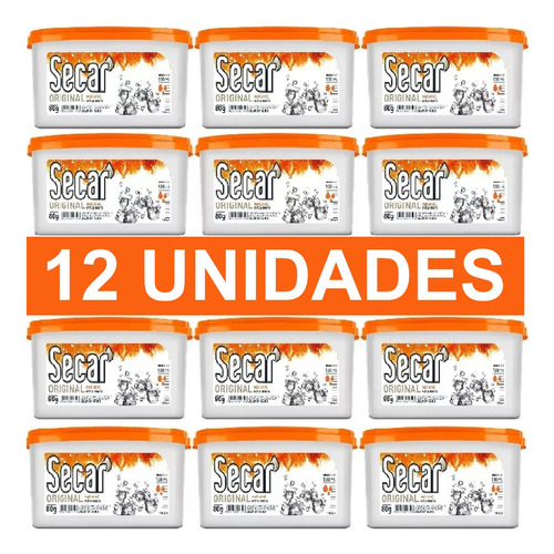 Kit 12 Anti Mofo Secar Desumidificador Guarda Roupa Armários