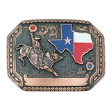 Fivela Bretes Country Bull Rider Texas (cobre)