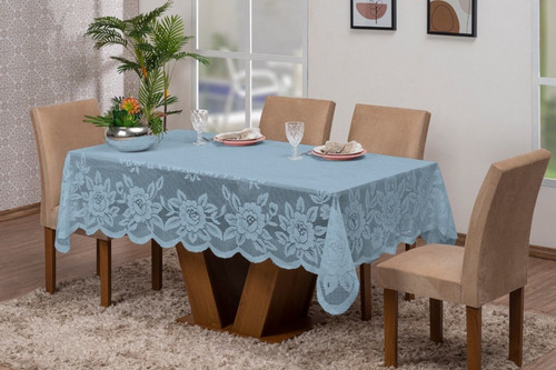 Toalha De Mesa 2 30 X 1 50 Renda 6 Cadeiras Natal