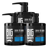 Kit 3 Creme Pós Barba Big Barber 350g Hidratante