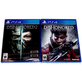 Lote 2 Vj Dishonored 2 Y Death Of The Outsider Ps4 Físicos