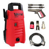 Hidrolavadora Eléctrica Takima Tkpw1200-13 1200w 1300psi Altapresión Color Roja