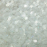 Estrellas De Lentejuelas Holograma Blanco Brillo Brillo 0.1.