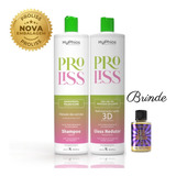 Progressiva Shampoo E Gloss 1l Cada Proliss Myphios + Brinde