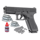 Pistola Aire Comprimido Glock 17 Gen 5 Mos Blow Co2 + Combo.