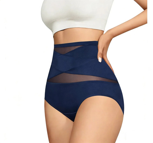 Pack 4 Bragas Mujer Talla Grande Cintura Alta Reductora De A