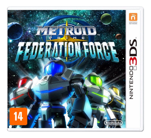 Metroid Prime - Federation Force 3ds - Lacrado - Original