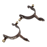 2 Unidades De Western Cowboy Spurs, De Acero Con Bajo Conten